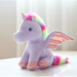 Universal Licorne 11 pouces jouet souple multicolore (violet)