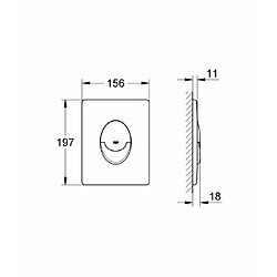 Avis F. GROHE GRO38964SH0 Start Plaque de commande Blanc