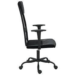 Avis Helloshop26 Chaise fauteuil siège de bureau informatique étude réglable en hauteur noir 02_0024073