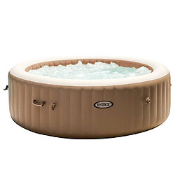 INTEX Baignoire de massage à bulles ronde PureSpa 216x71cm 6 personnes pas cher