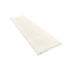 Vidal Tapis de couloir en laine 305x84 beige Darya