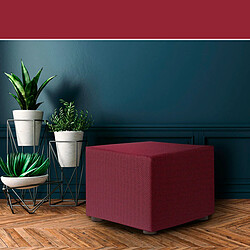 Avis Housse de pouf Eysa JAZ Bordeaux 65 x 65 x 65 cm