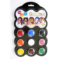 Ludendo Maquillage Palette 9 couleurs : Carnaval