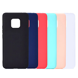 Wewoo Coque Souple Pour Housse TPU Huawei Mate 20 Pro Candy Couleur Bleu pas cher