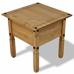 Maison Chic Table d'appoint | Table Basse Pin mexicain Gamme Corona 53,5 x 53,5 x 55 cm -GKD85573