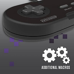 Cstore Manette USB RetroBit Legacy 16 - Noire - Switch, PC, Steam, Raspberry Pi