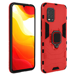 Avizar Coque Xiaomi Mi 10 Lite Hybride Antichoc Bague Métallique Support