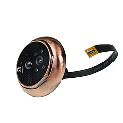 Wewoo Interphone vidéo Visiophone noir 4,3 pouces écran 3.0MP caméra de sécurité sans perturber visionneuse Peephole Digital porte cloche avec touches tactiles, Vision nocturne et détection de mouvement PIR vocal carte TF enregistrement pas cher