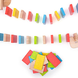 Bigjigs Toys Jeu de course Domino 110 pièces pas cher