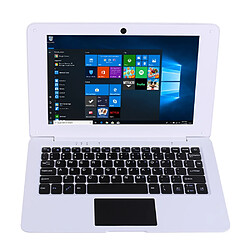 Ordinateur PC Ultraportable 10,1'' Windows 10 Intel Celeron RAM 3 Go ROM 32 Go Blanc YONIS