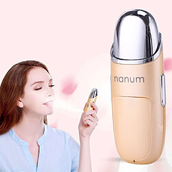 Wewoo Brumisateur or Nanum Facial Hydratant Masseur Mini Soins de La Peau Eau Pulvérisation Humidificateur