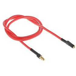 16AWG banane 3.5mm silicone extension câble RC accessoire pour moteur rouge ESC