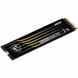 MSI SPATIUM M480 PRO PCIE 4.0 NVME M.2 2TB disque SSD 2 To PCI Express 4.0 3D NAND pas cher