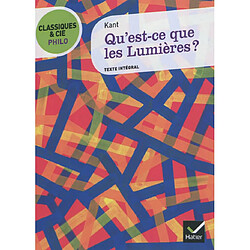 Qu'est-ce que les Lumières ? - Occasion