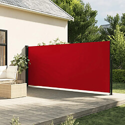 Maison Chic Auvent latéral rétractable | Store latéral | Brise-vue latéral rouge 160x300 cm -GKD87926