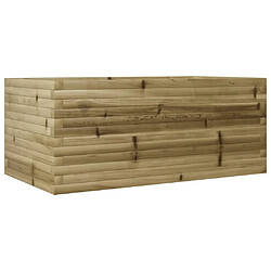 vidaXL Jardinière 110x60x45,5 cm bois de pin imprégné