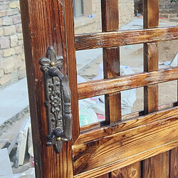 Universal Poignée de porte artisanale en fonte rétro européenne pour le jardin/la cour Poignée de porte décorative pour la porte d'entrée | Nid de cage d'oiseau pas cher