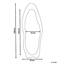Avis Beliani Miroir REIGNY 160 cm Vert olive