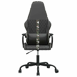 Avis Maison Chic Chaise de jeu, Chaise gaming de massage, Fauteuil gamer d'ordinateur,Chaise de Bureau camouflage et noir similicuir -GKD52792