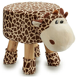 TABOURET ENFANT GIRAFE REPOSE PIEDS TABOURET REMBOURRE POUF REMBOURRE Découvrez le Tabouret Enfant Girafe Repose Pieds Tabouret Rembourré Pouf Rembourré Pour une Décoration Ludique et Confortable 42X29X30CM+GIFTDECOR