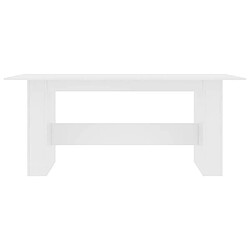 Acheter Maison Chic Table de salle à manger,Table à dîner Blanc 180 x 90 x 76 cm Aggloméré -GKD67497