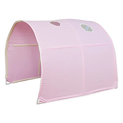 Decoshop26 Tunnel pour lit enfant superposé tente accessoires rose 90x70x100cm APE06030