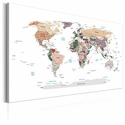 Paris Prix Tableau Imprimé World Map : Where Today? 40 x 60 cm