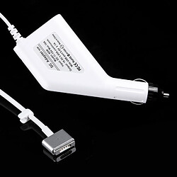 Avis Wewoo Pour Apple Macbook A1465 / blanc A1502 / A1435 / MD212 / MD2123 / MD662, longueur: 1,7 m 60W 16.5V 3.65A 5 broches T style MagSafe 2 chargeur de voiture avec 1 port USB