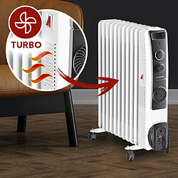 Trotec Radiateur bain d'huile TRH 23 E chauffage d'appoint chauffage électrique mobile portable pas cher