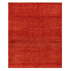 Vidal Tapis de laine 187x154 rouge Gabbeh Shouli