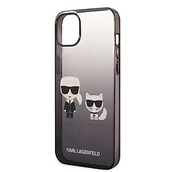 Karl Lagerfeld Coque arrière rigide pour iPhone 14 Plus - noir pas cher