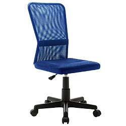 Maison Chic Chaise Gaming | Chaise de bureau Ergonomique Fauteuil Bleu 44x52x100 cm Tissu en maille -GKD73095