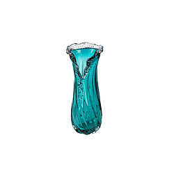 Vase Romimex Turquoise verre 10 x 33 x 10 cm