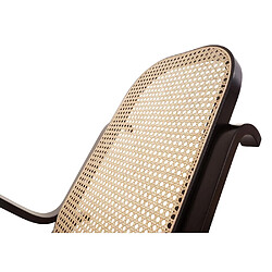 Acheter Mendler Rocking-chair fauteuil à bascule, couleur noyer, rotin