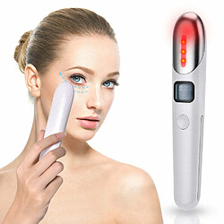 Acheter Justgreenbox Mini Electric Vibration Eye Face EMS Red Light Therapy Anti-Ageing Wrinkle Dark Circle Removal