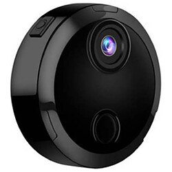 Chrono Mini caméra WiFi 1080P HD prend en charge la détection de mouvement(Noir)