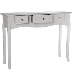 Console Alexandra House Living Blanc Bois 105 x 80 x 33 cm