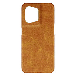 Avizar Coque pour Oppo Reno 8 5G Simili Cuir Texturé Intérieur Rigide Ultra-Fine Camel