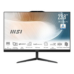 MSI Modern AM242 1M 1084FR Intel Core 3 100U 60,5 cm (23.8") 1920 x 1080 pixels PC All in One 8 Go DDR5 SDRAM 512 Go SSD Window