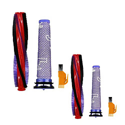 Kit de nettoyage de filtre de brosse à rouleau adapté pour aspirateur Dyson V6 DC59 DC62 SV03