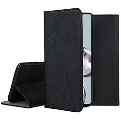 Htdmobiles Housse pour Xiaomi 12T / 12T Pro 5G - etui coque pochette portefeuille + film ecran - NOIR MAGNET