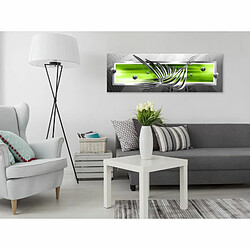 Paris Prix Tableau Imprimé Silver Wings Narrow Green 40 x 120 cm