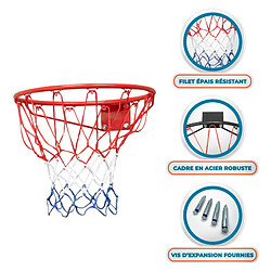 Acheter Bumber Arceau de Basket-Ball mural MALIBU Diamètre 45 cm et filet – fixation murale incluse