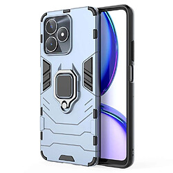 Htdmobiles Coque pour Realme C51 / C53 / Narzo N53 - housse etui rigide anti choc + verre trempe - BLEU FONCE