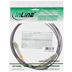 Câble duplex optique en fibre InLine® LC / LC 50 / 125µm OM4 10m