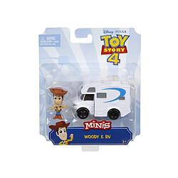 Mattel TOY STORY 4 - Mini-figurine Woody et son camping-car