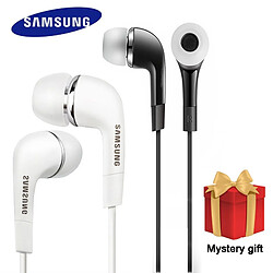 GUPBOO Écouteurs intra-auriculaires Samsung EHS64, filaires, 3,5 mm, avec micro, prise en charge Android, pour Galaxy S8, S9 Plus, A10, A2