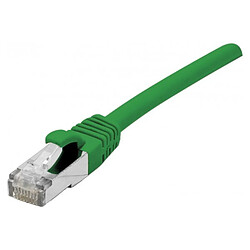 DEXLAN Cordon RJ45 sur câble catégorie 7 S/FTP LSOH snagless vert - 20 m