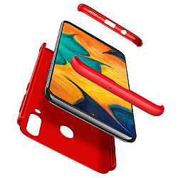 Acheter Wewoo Coque Rigide Étui pour PC à couverture intégrale à trois étages Galaxy A20 / A30 rouge