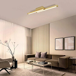 Avis NETTLIFE Plafonnier LED Bois Clair 90 cm 3000 K Blanc Chaud Lampe de Chambre au Design Rétro, pour Salon, Chambre, Couloir, Salle à Manger